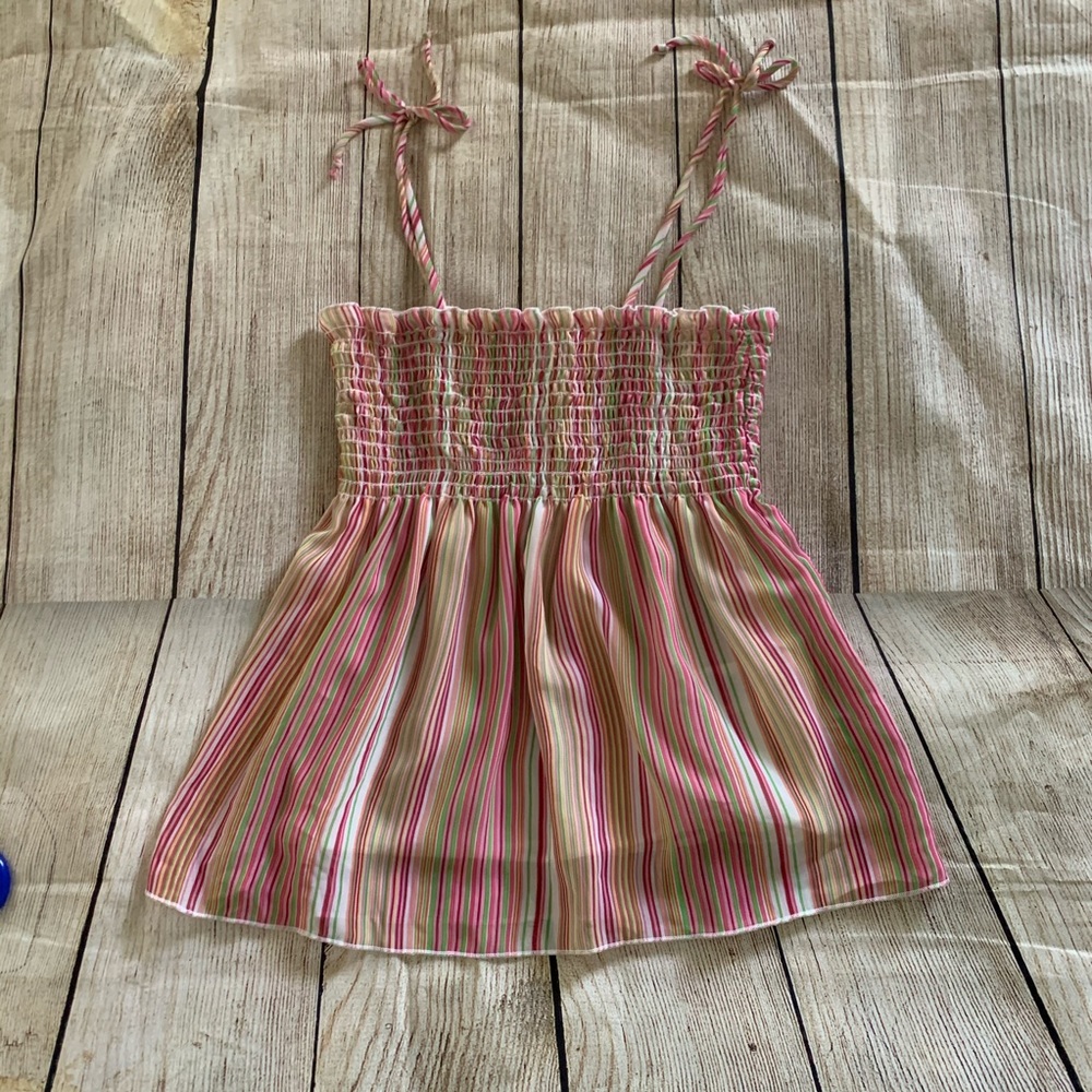 Striped tube top